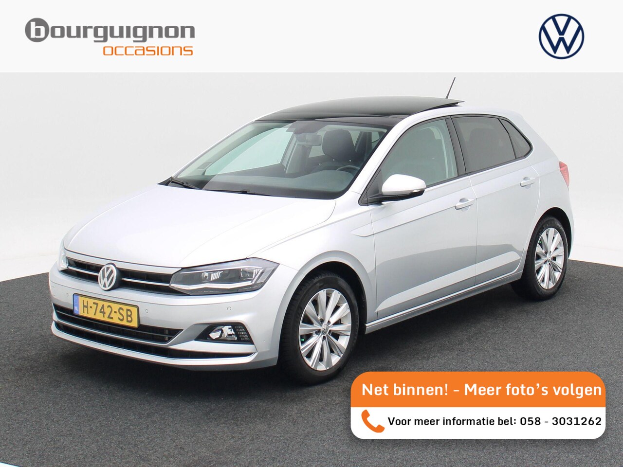 Volkswagen Polo - 1.0 TSi Automaat Highline | Panoramadak | Adaptive Cruise | Climate Control | Parkeersenso - AutoWereld.nl