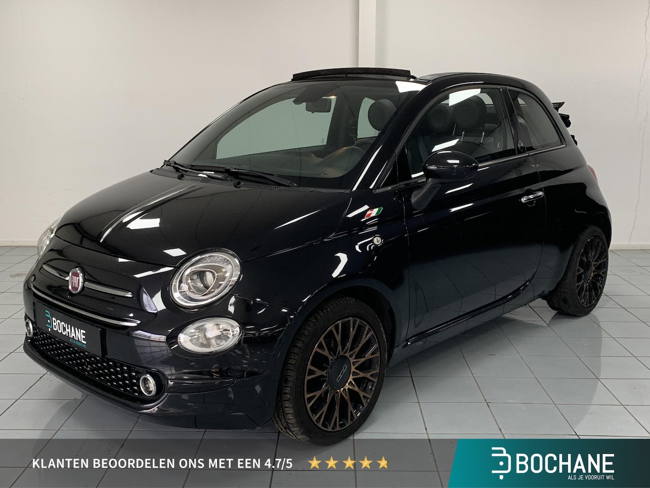 Fiat 500 C - 0.9 TwinAir Turbo 120TH Edition APPLE CARPLAY | PARKEERSENSOREN ACHTER | 16" LICHTMETALEN - AutoWereld.nl