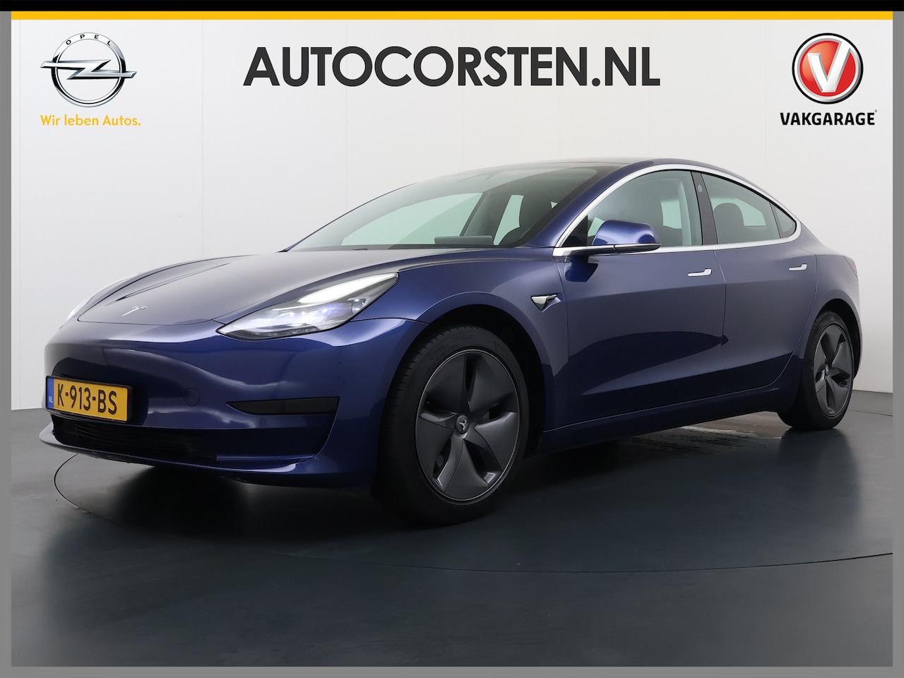 Tesla Model 3 - SR Plus 325PK Lmv 18" AutoPilot FSD Leder Pano-dak Adaptive-Cruise Camera's Elektr.-Stuur+ - AutoWereld.nl