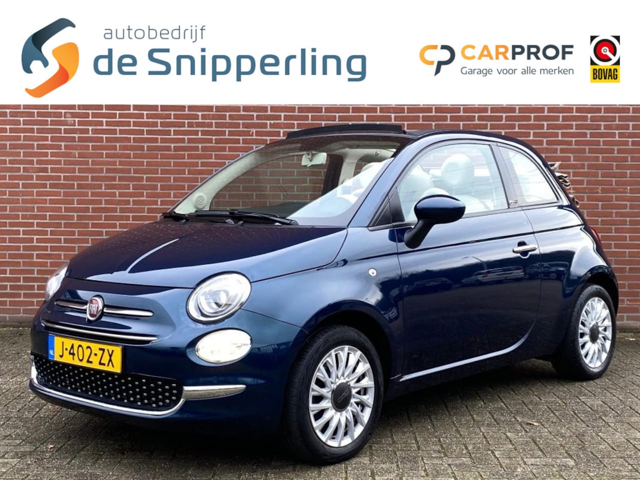 Fiat 500 C - 1.0 HYBR. LOUNGE CARPLAY CRUISE CONTROL DAB LMV - AutoWereld.nl