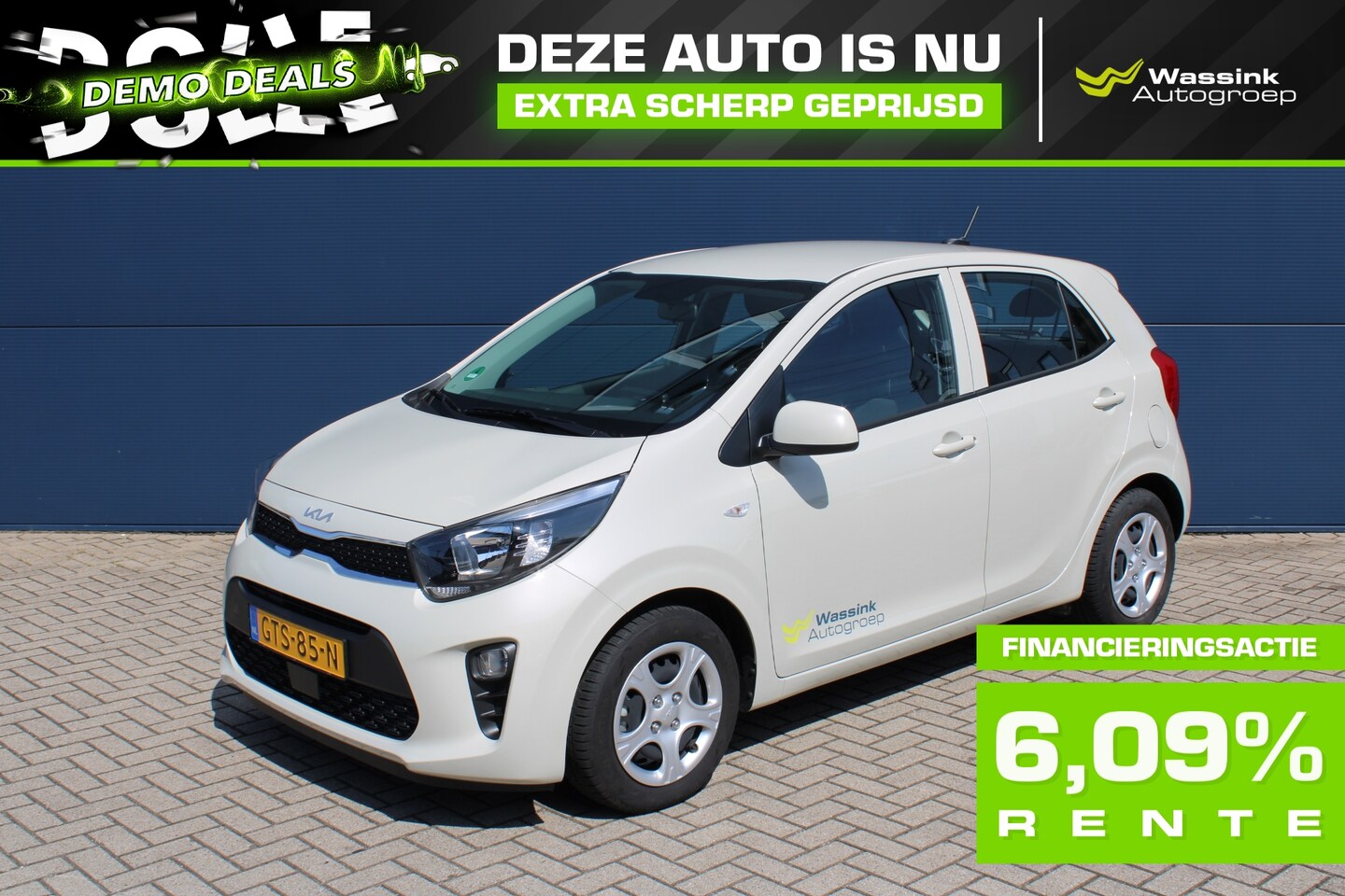 Kia Picanto - DEMO DEAL 1.0 DPi 67pk 4-zits ComfortLine | Airco | Cruise control | Bluetooth | 5-deurs | - AutoWereld.nl
