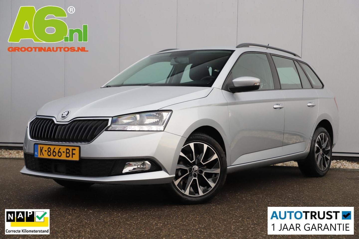 Skoda Fabia Combi - 1.0 TSI Business Edition 95PK 16 inch LMV Navigatie Carplay LED Cruise Control - AutoWereld.nl