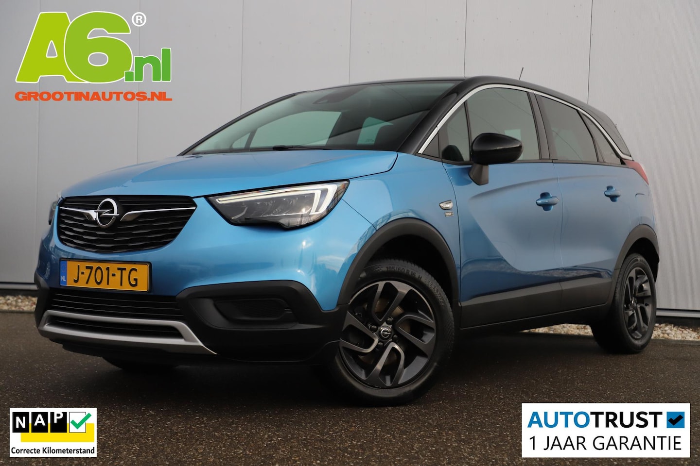 Opel Crossland X - 1.2 Turbo Edition 2020 110PK Navigatie LED Carplay Android Airco Cruise Control Rijstrooks - AutoWereld.nl