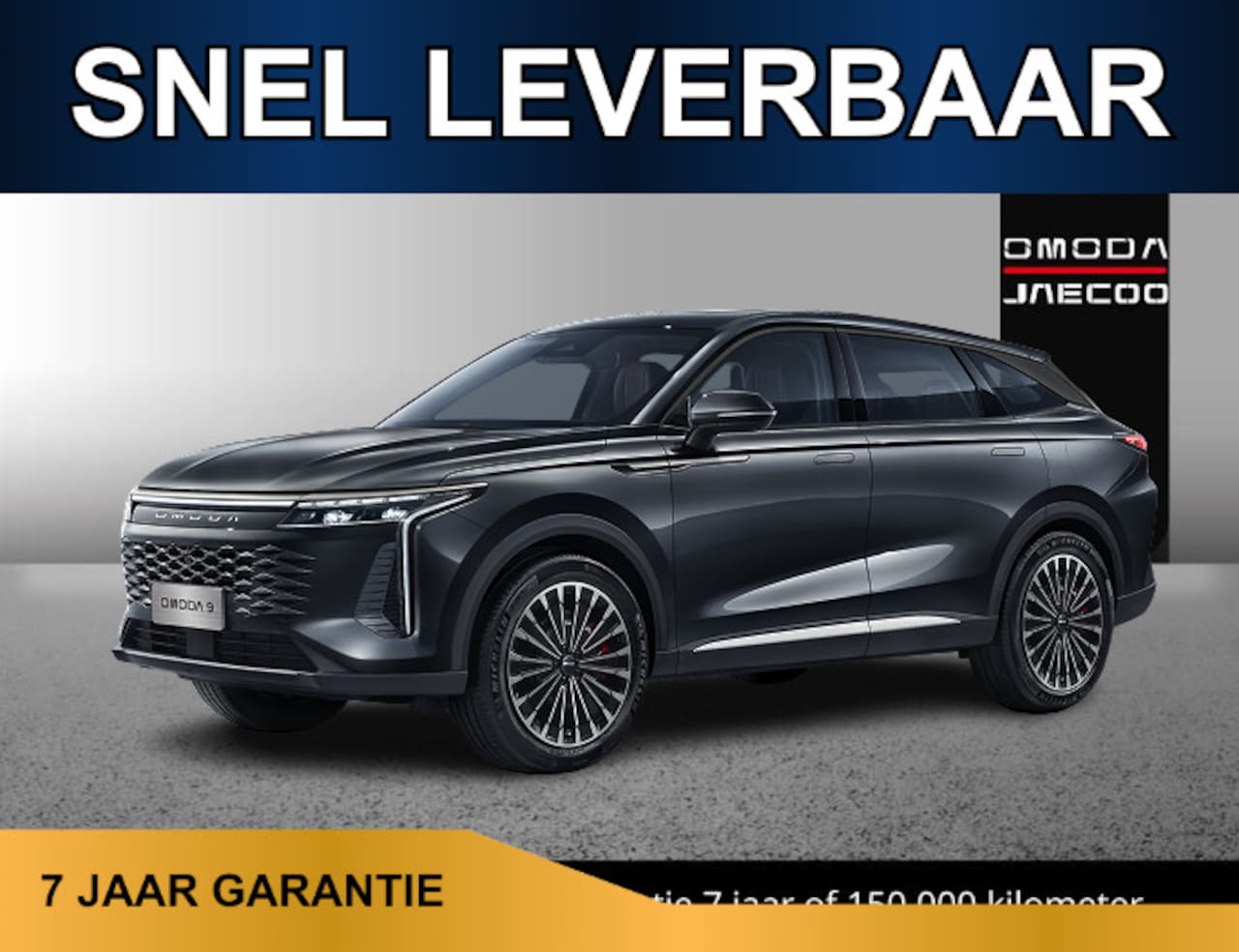 Omoda 9 - SHS Premium 537pk /Uit voorraad leverbaar/7 jaar garantie/Adaptive cruise/Leder/Pano dak/H - AutoWereld.nl