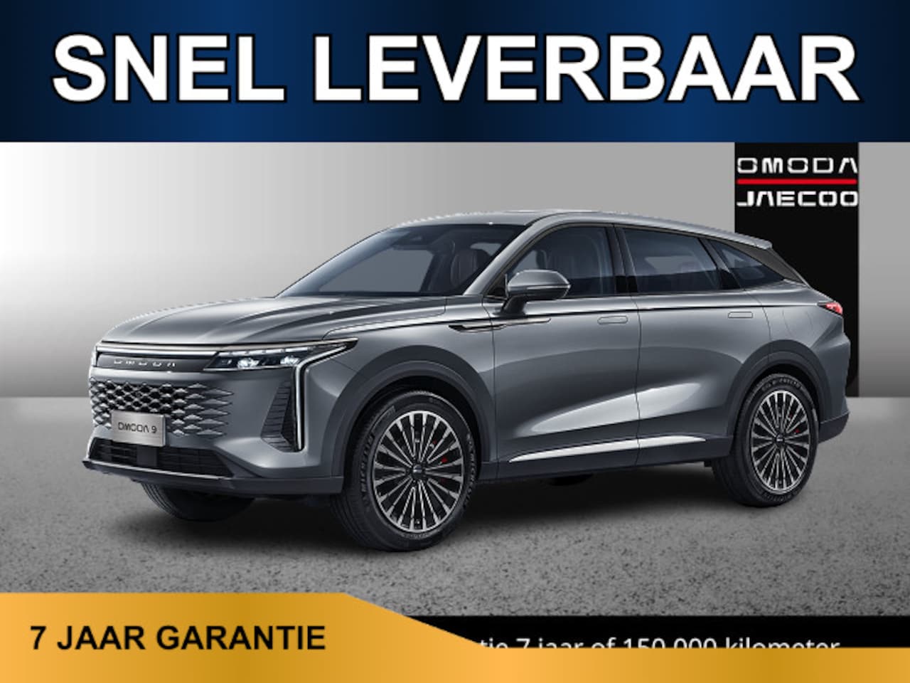 Omoda 9 - SHS Premium 537pk /Uit voorraad leverbaar/7 jaar garantie/Adaptive cruise/Leder/Pano dak/H - AutoWereld.nl