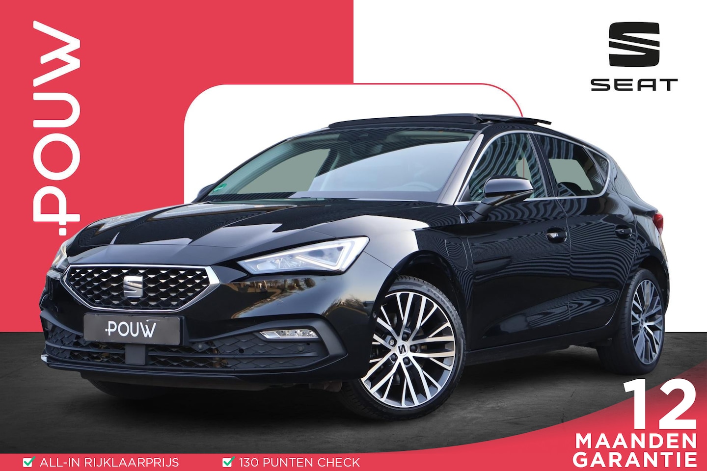 SEAT Leon - 1.4 TSI eHybrid 204pk PHEV FR | SoH 94% | RIJKLAAR | Panoramadak | Trekhaak | Apple CarPla - AutoWereld.nl