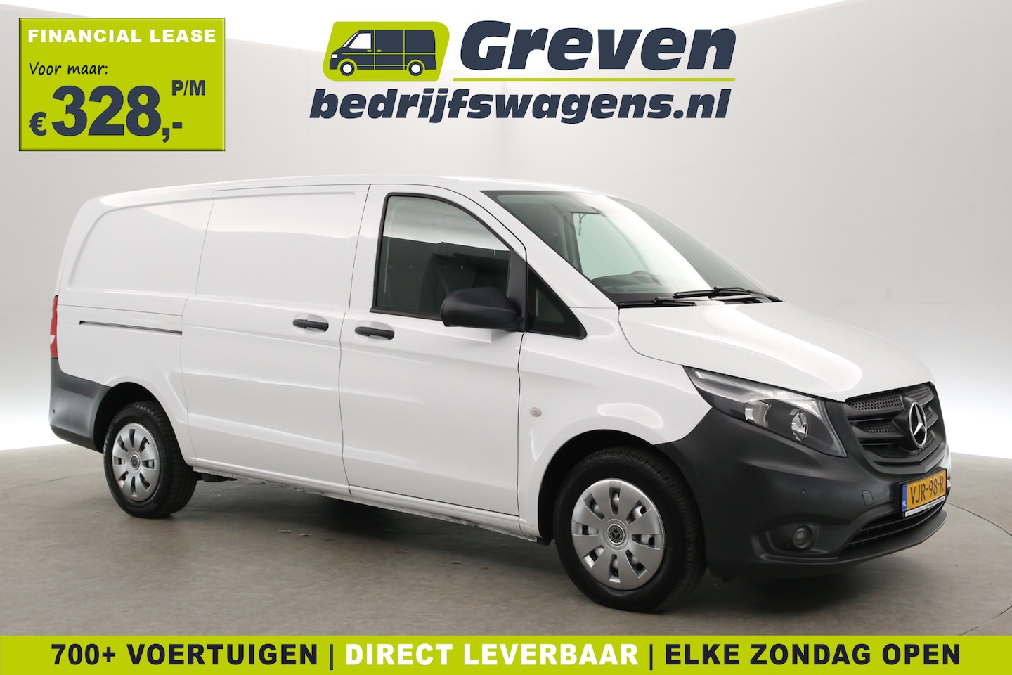 Mercedes-Benz Vito - 116 CDI Lang | Euro6 | 164PK | Aut. | Airco | Cruise | Camera | 3-Zits | Trekh. | Navi | S - AutoWereld.nl