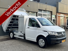 Volkswagen Transporter - 2.0 TDI 150pk T6.1 Pick up Kipper Airco Cruise controle 1e eigenaar Telefoonverbinding Dea