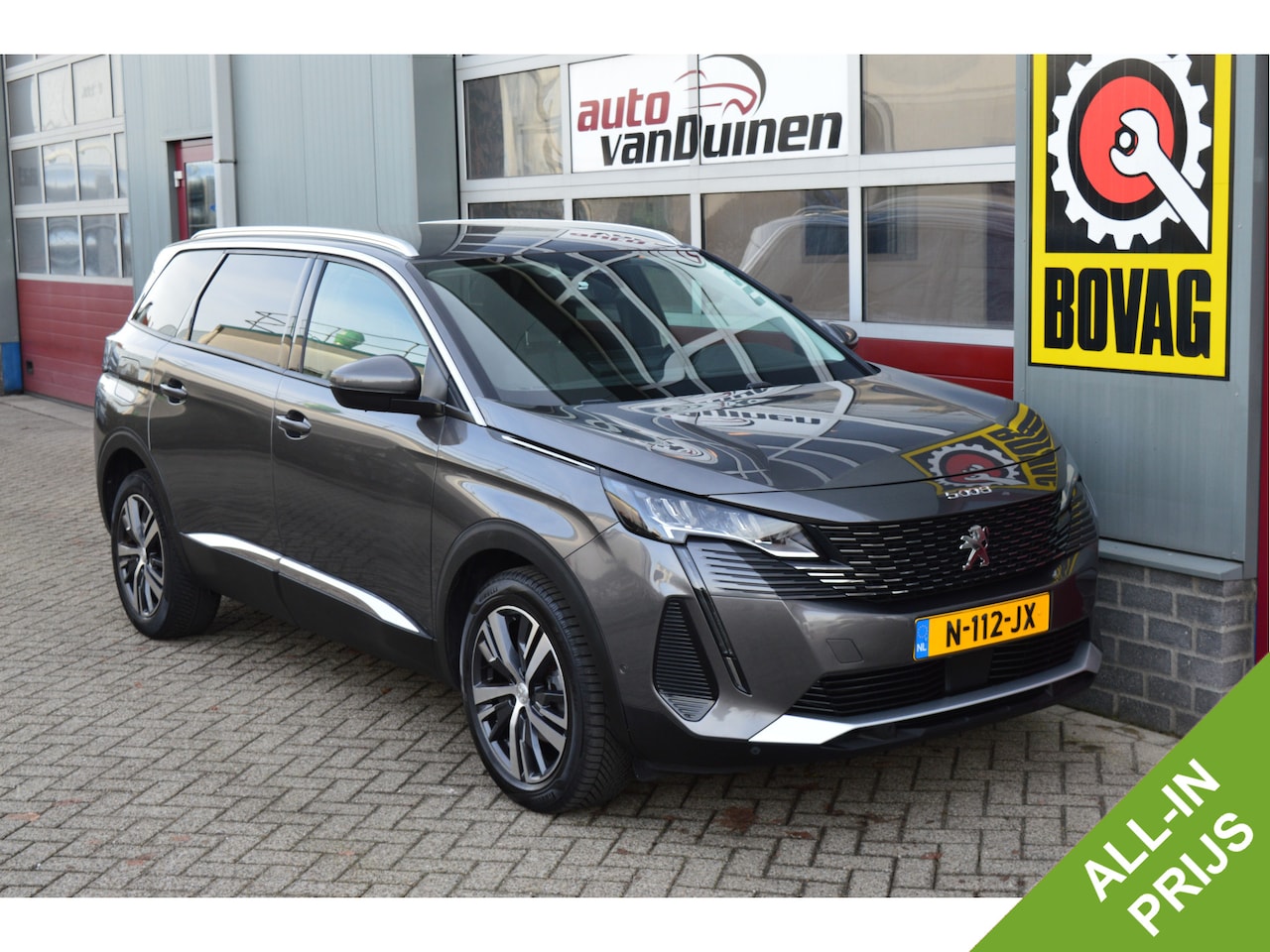 Peugeot 5008 - 1.2 PureTech Blue Lease Allure O.a: Haak, Keyless, PDC, Camera, Carplay, Rijklaar, Etc. Al - AutoWereld.nl