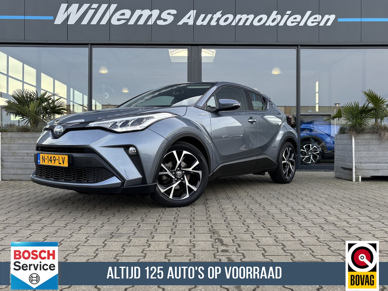 Toyota C-HR - 2.0 Hybrid Dynamic Camera, App-Connect & Adaptive Cruise & Trekhaak - AutoWereld.nl