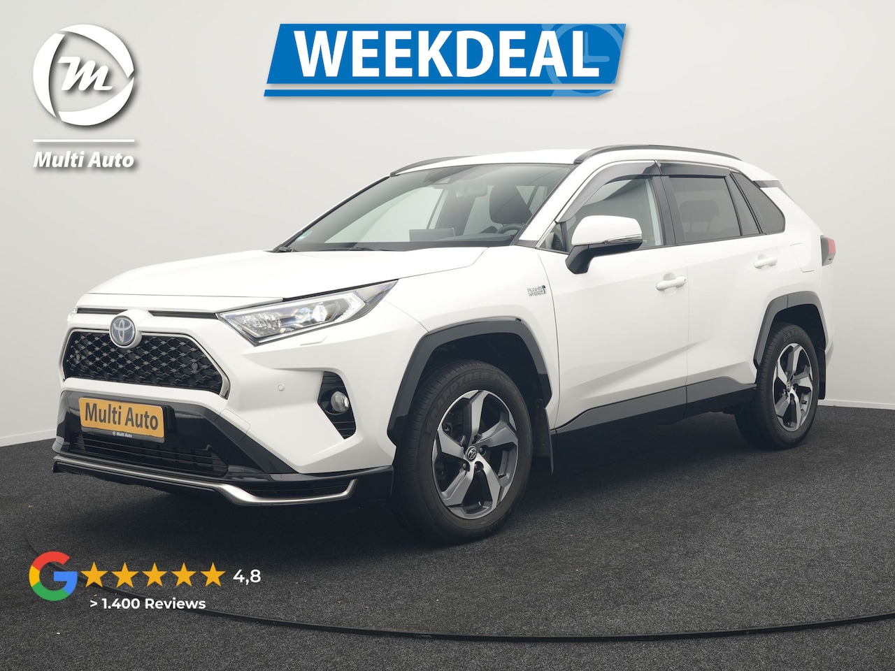 Toyota RAV4 - 2.5 Plug-in Hybrid AWD Dynamic 306pk Dealer O.H PHEV | Adaptive Cruise | Trekhaak | Sports - AutoWereld.nl