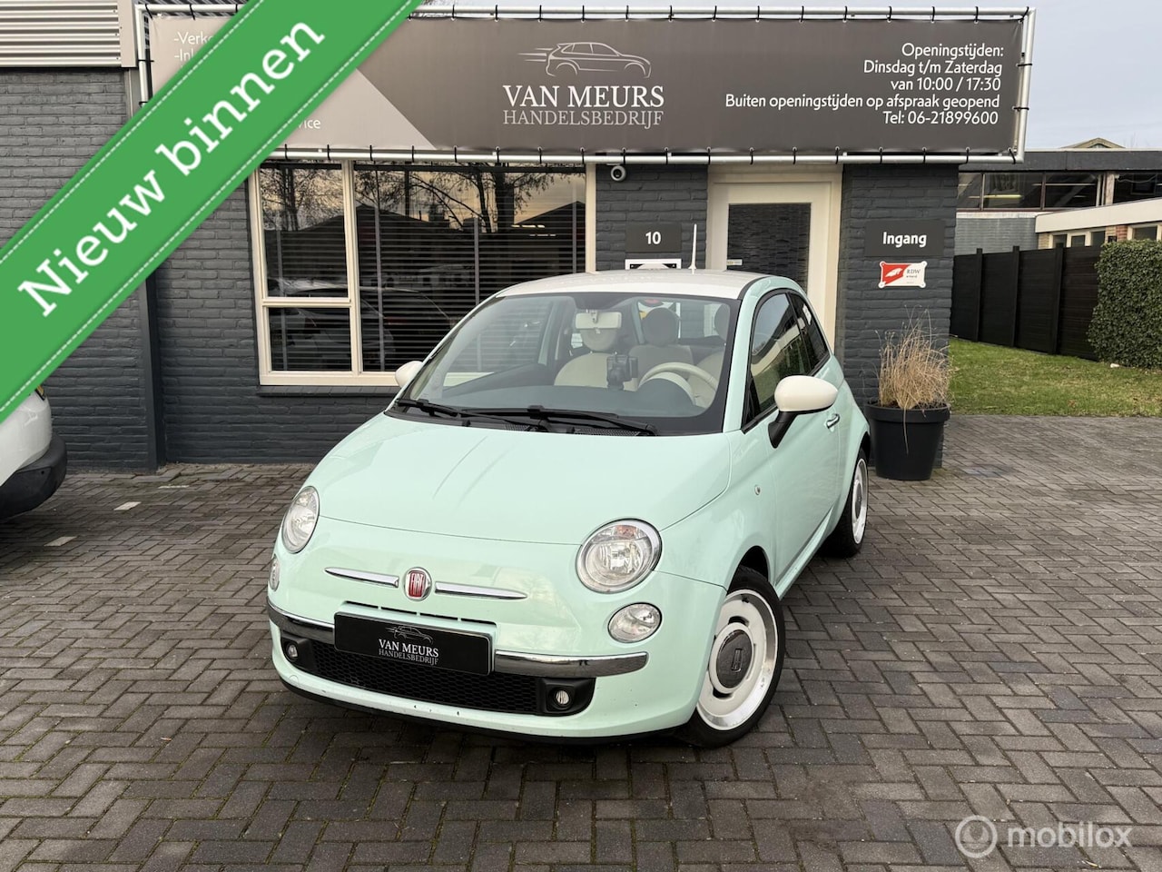 Fiat 500 - 0.9 TwinAir Turbo Vintage '57 0.9 TwinAir Turbo Vintage '57, Airco, navigatie, leder, apk 06-2026... - AutoWereld.nl