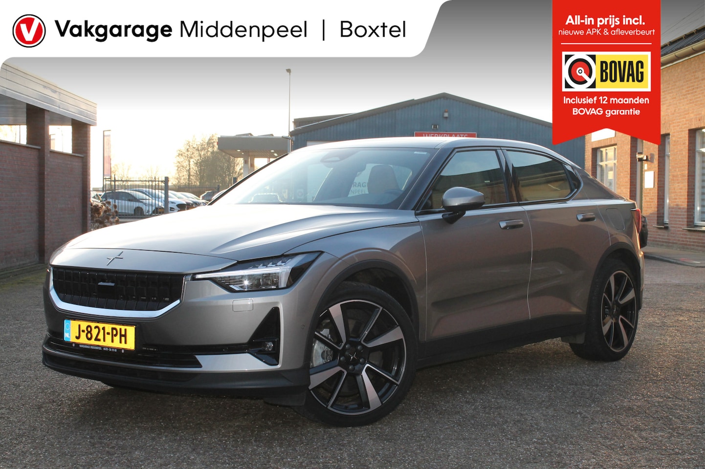 Polestar 2 - Long Range Dual Motor Launch Edition 78kWh | Trekhaak | 360° | Stoel ventilatie - AutoWereld.nl