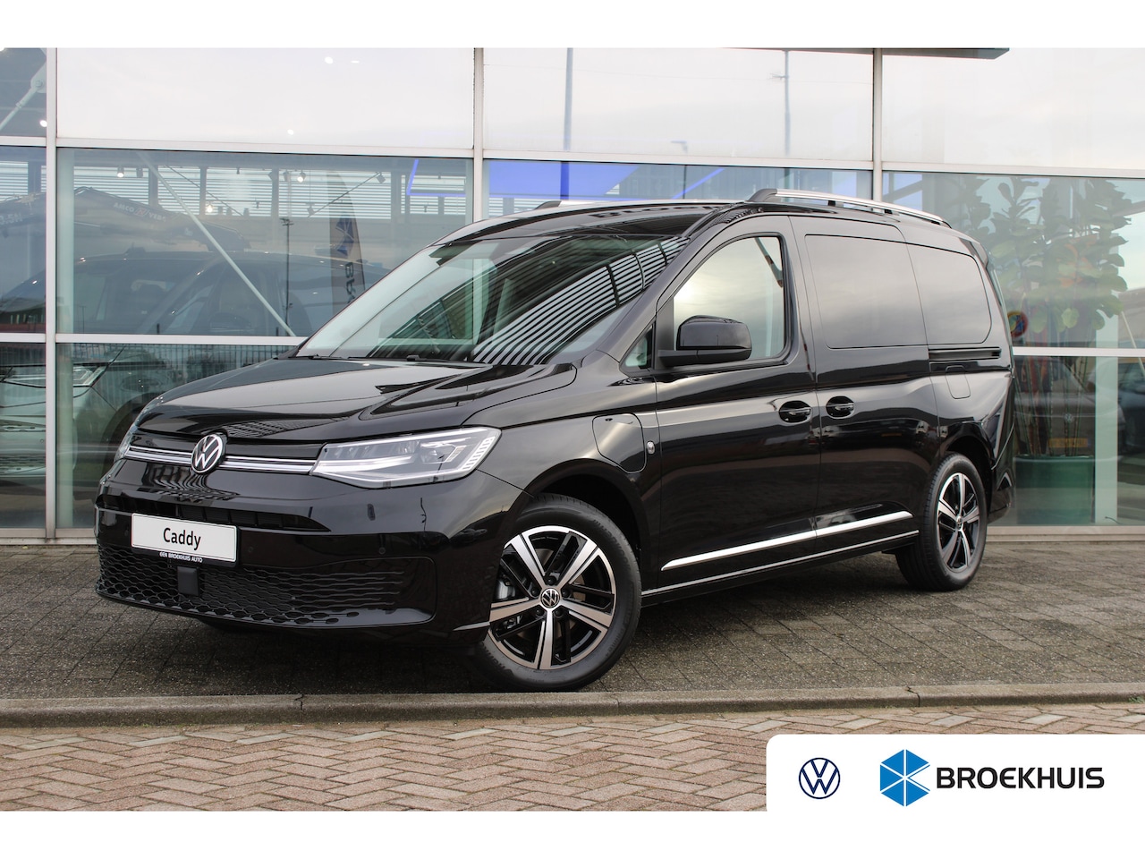 Volkswagen Caddy Maxi - 1.5 TSI Hybride Style | Trekhaak | Full LED | Navi | Adaptive Cruise | 5-zits | Alarm - AutoWereld.nl