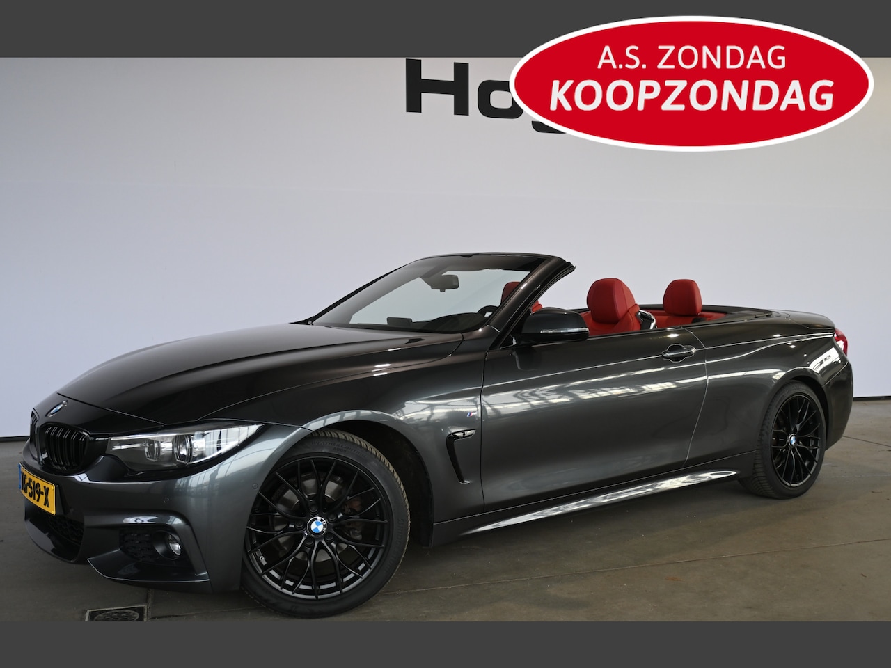 BMW 4-serie Cabrio - 420i High Executive M-Pakket Automaat Clima Navigatie Leder Rijklaarprijs Inruil Mogelijk! - AutoWereld.nl
