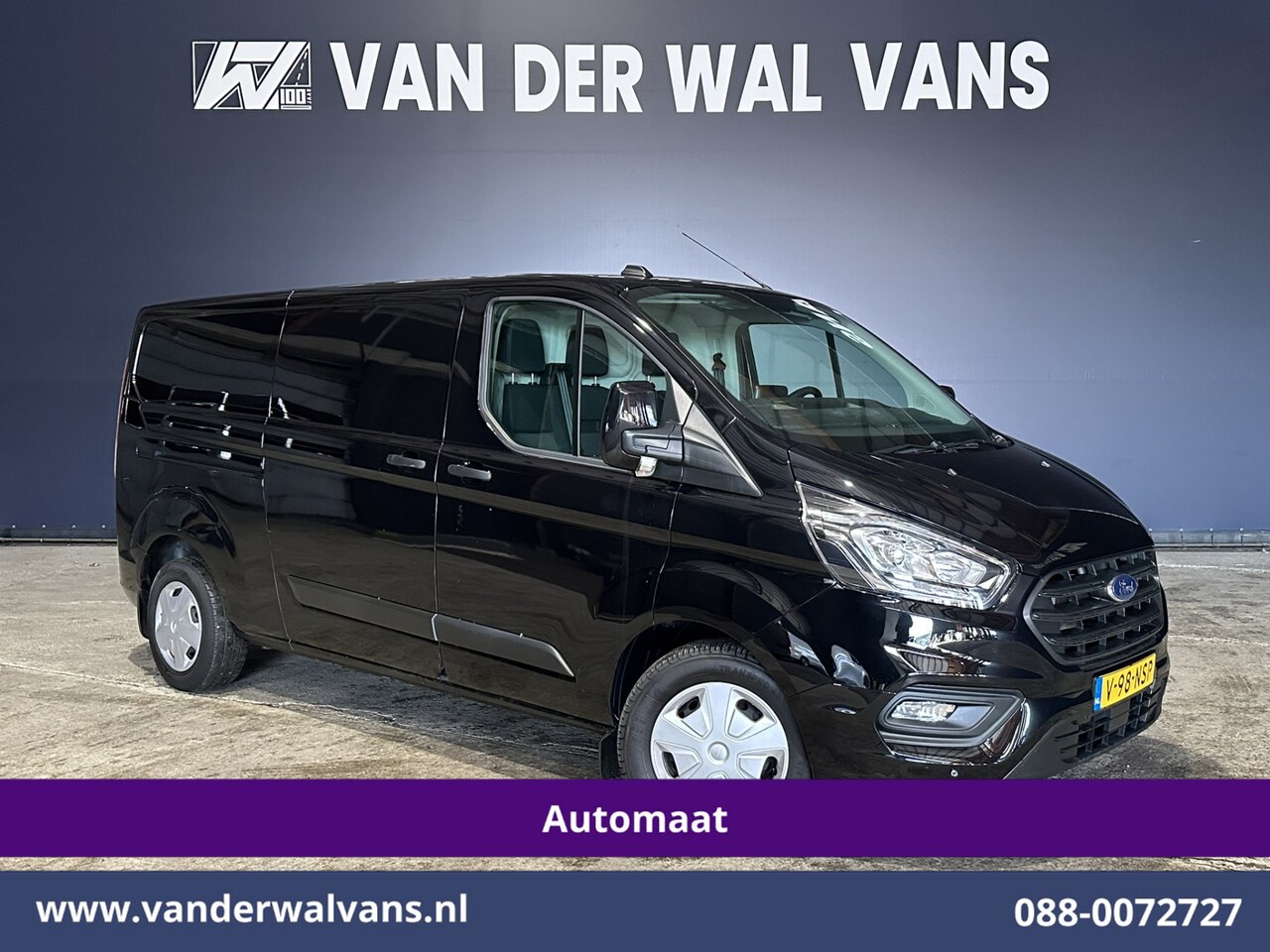 Ford Transit Custom - 2.0 TDCI 131pk Automaat L2H1 Euro6 Airco | Apple Carplay | LED | Cruisecontrol Android Aut - AutoWereld.nl