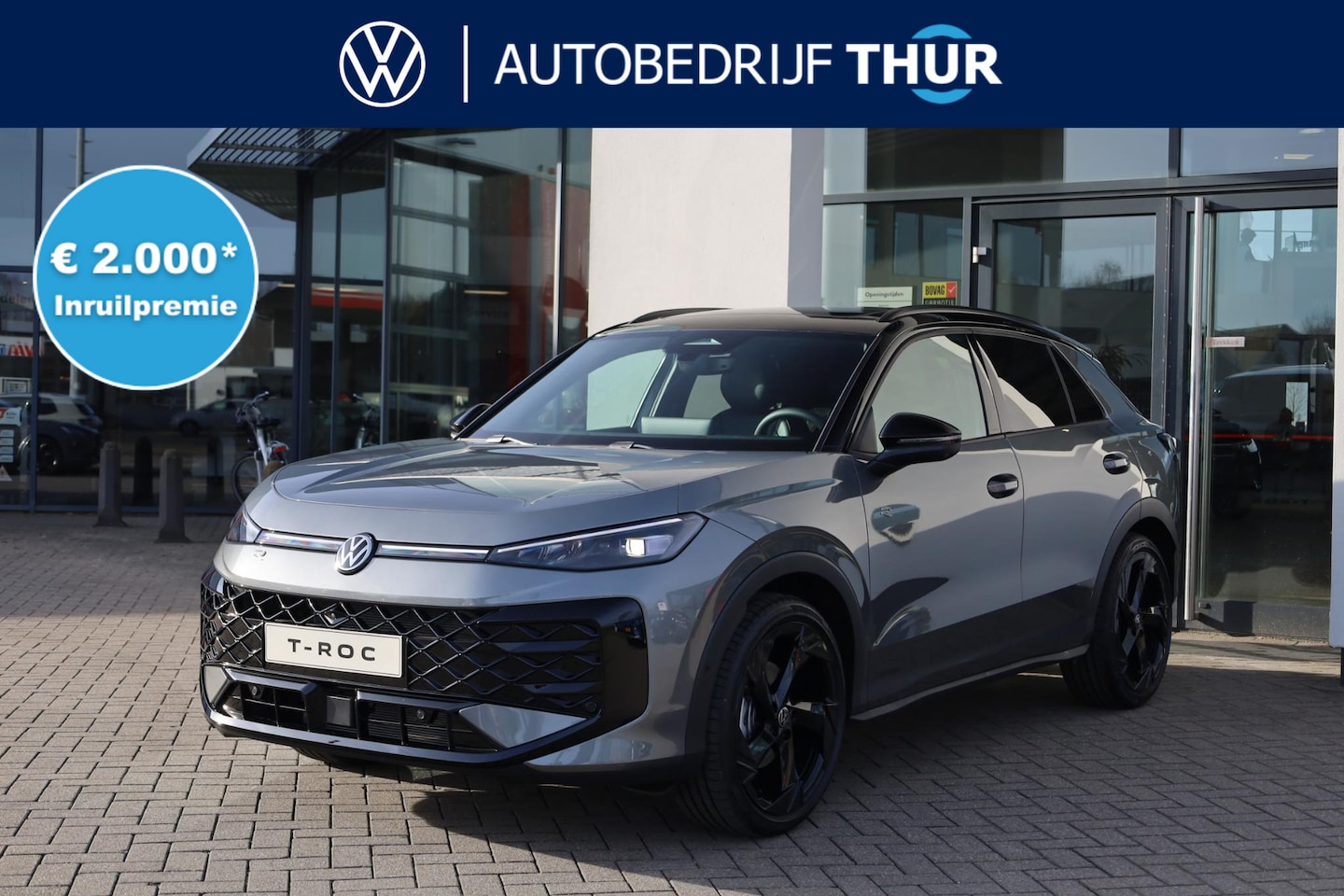 Volkswagen T-Roc - 1.5 eTsi R-Line First Edition 150PK / 110kW LED Matrix IQ.Light, panoramisch schuif- kante - AutoWereld.nl