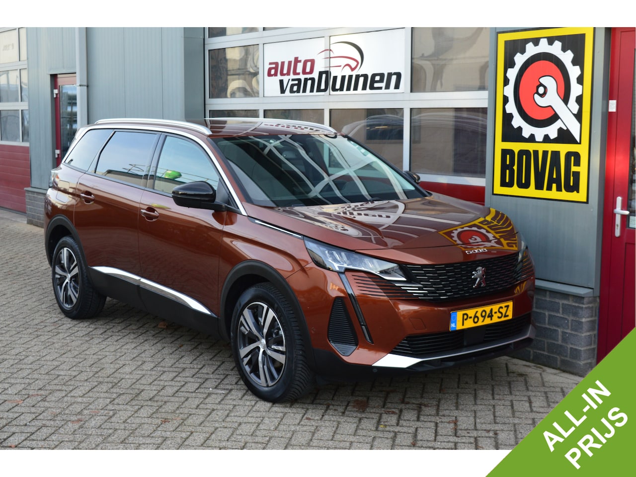 Peugeot 5008 - 1.2 PureTech Allure Pack Business O.a: PDC, Camera, Carplay, Keyless, Rijklaar, Etc. All-i - AutoWereld.nl