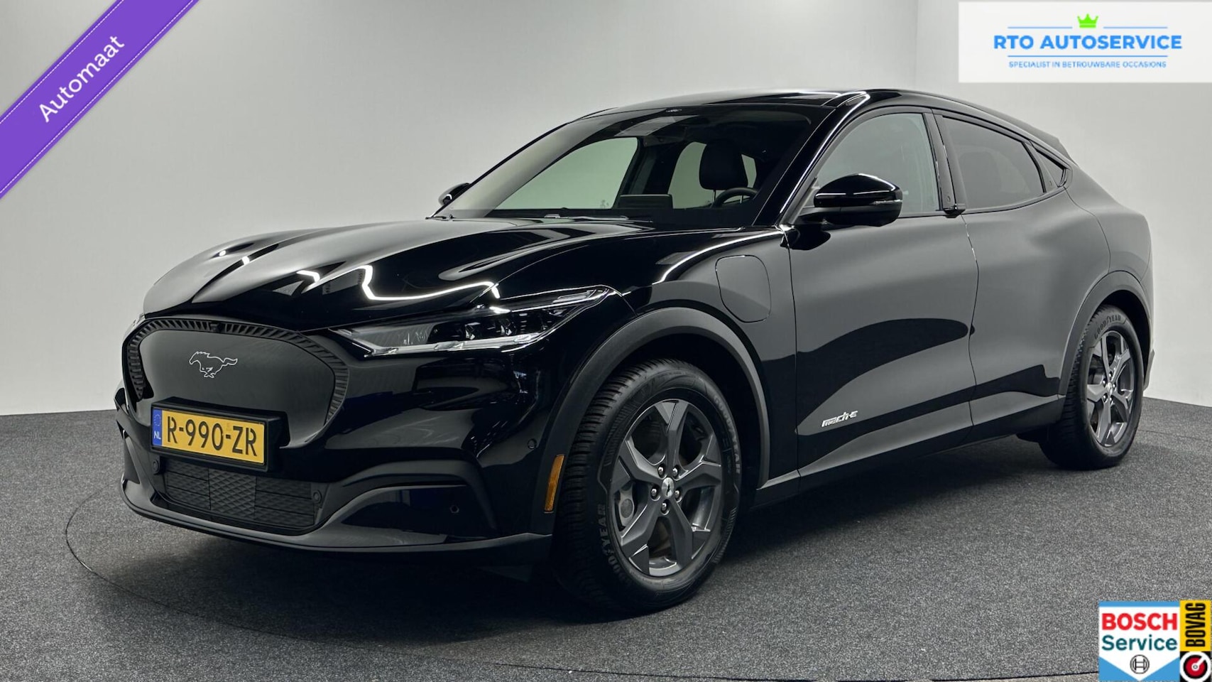 Ford Mustang Mach-E - RWD 75 kWh LEER CAMERA STOELVERWARMING ADAP CRUISE. - AutoWereld.nl