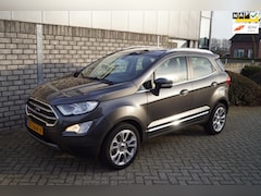 Ford EcoSport - 1.0 EcoBoost Titanium 125PK Half Leder Navi Camera Clima Cruise PDC Apple Carplay DAB LMV