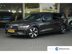 Volvo V60 - 2.0 T8 Plug-in hybrid AWD Ultra Dark | Head-Up | Panoramadak | Harman Kardon | Trekhaak |