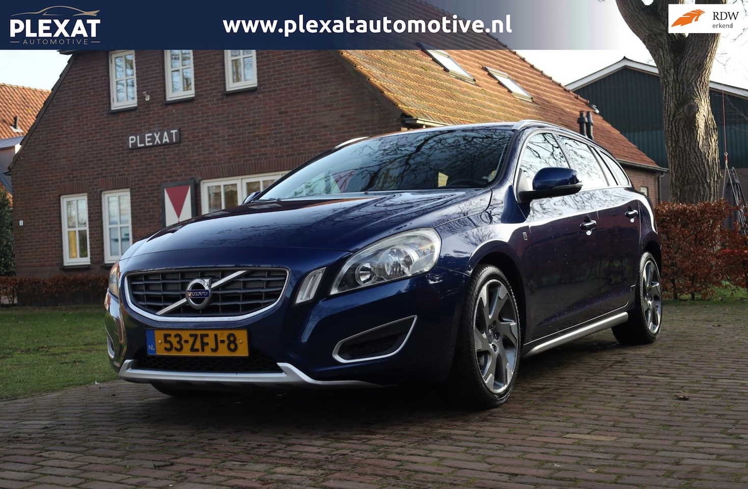Volvo V60 - 1.6 DRIVe Ocean Race | Lederen Interieur | Navigatie | Dis. Riem Vervangen | Climate | Ori - AutoWereld.nl