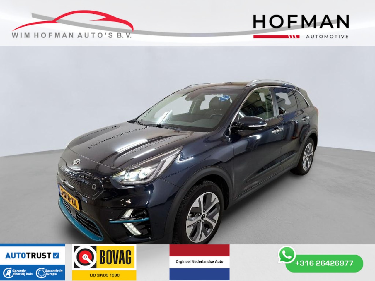 Kia e-Niro - ExecutiveLine 64 kWh 3-Fase Warmtepomp Vol Leder Camera JBL - AutoWereld.nl