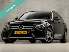 Mercedes-Benz C-klasse Estate - 180 AMG Sport 157Pk Automaat (NAVIGATIE, LEDER, CAMERA, STOELVERWARMING, ELEKTRISCHE SPORT