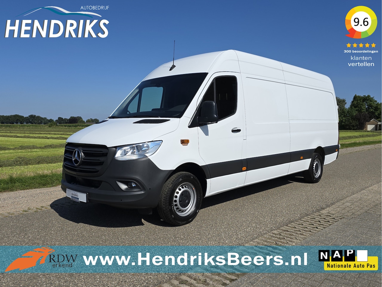 Mercedes-Benz Sprinter - 315 1.9 CDI L3 H2 RWD - 150 Pk - Euro 6 - Navi - ParkeerCamera - 360* - AutoWereld.nl