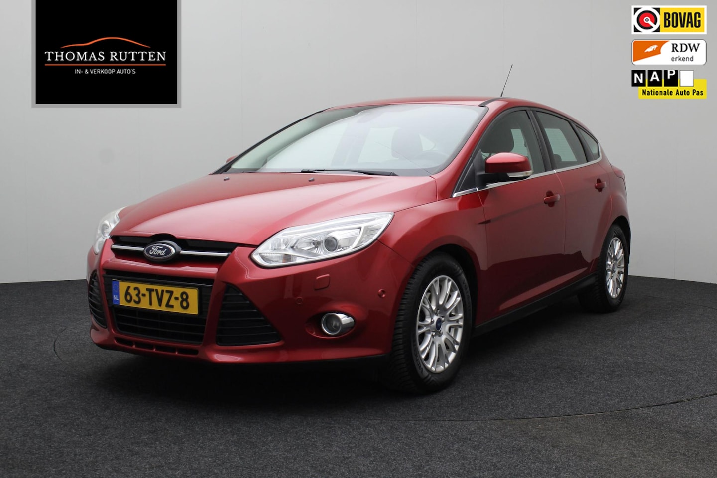 Ford Focus - 1.0 EcoBoost Lease Titanium 2012 | Airco | Cruise Control | Parkeersensoren | Boekjes | Li - AutoWereld.nl
