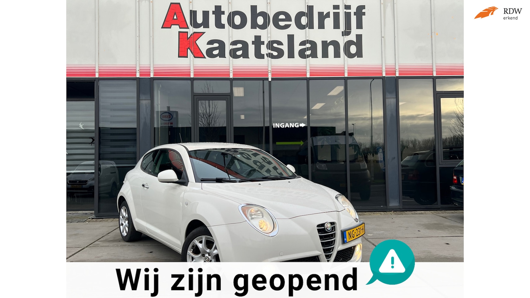 Alfa Romeo MiTo - 1.4 Distinctive - Nette Auto! - 6 BAK - APK: 1-2027 - AutoWereld.nl