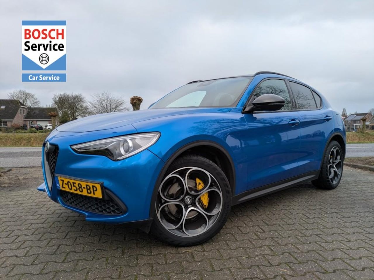 Alfa Romeo Stelvio - 2.0 T AWD B-TECH I Arienzo Blue I 280 pk I Panorama I Teledial velgen I Ragazzon uitlaat - AutoWereld.nl