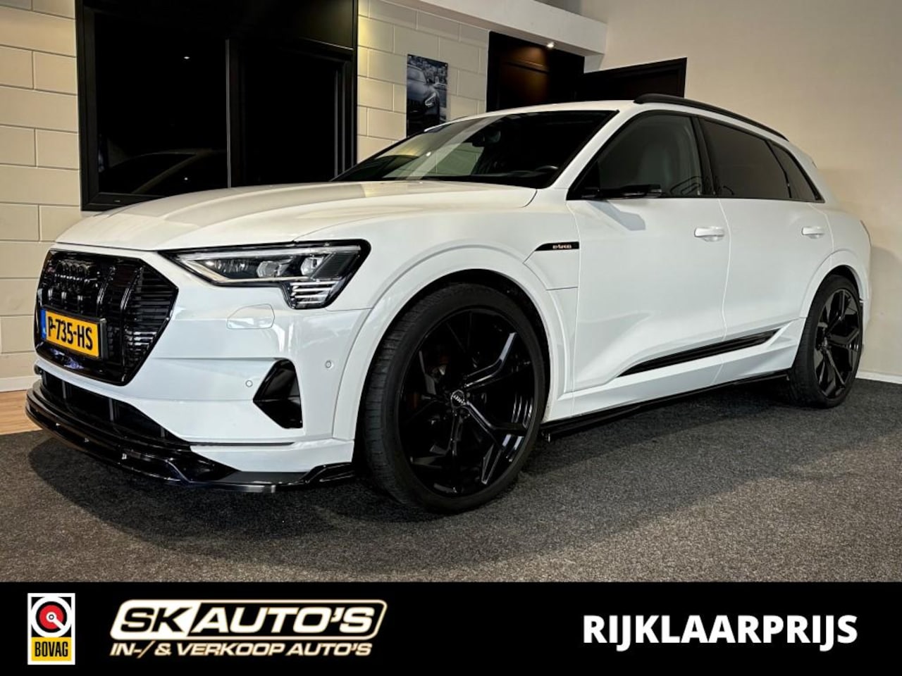 Audi e-tron - E-TRON 55 Q ADV PL S l PANO l HUD l STOELVERW l LUCHTVERING l - AutoWereld.nl