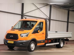 Ford Transit - met nieuwe NIEUWE MOTOR OPEN LAADBAK DUBBELLUCHT TREKHAAK 2800KG