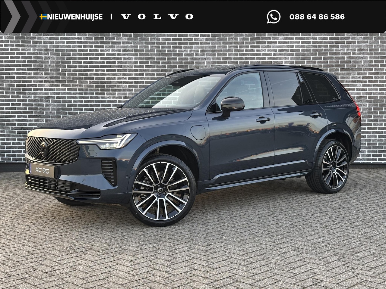 Volvo XC90 - 2.0 T8 Plug-in hybrid AWD Ultra Black Ed. Exec. | Luchtvering | Geventileerde Nappa ledere - AutoWereld.nl