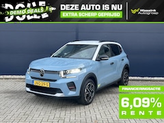 Citroën ë-C3 - 44kWh Comfort Range Max | Navigatie | 17inch velgen | Camera | Carplay/Android Auto | Clim