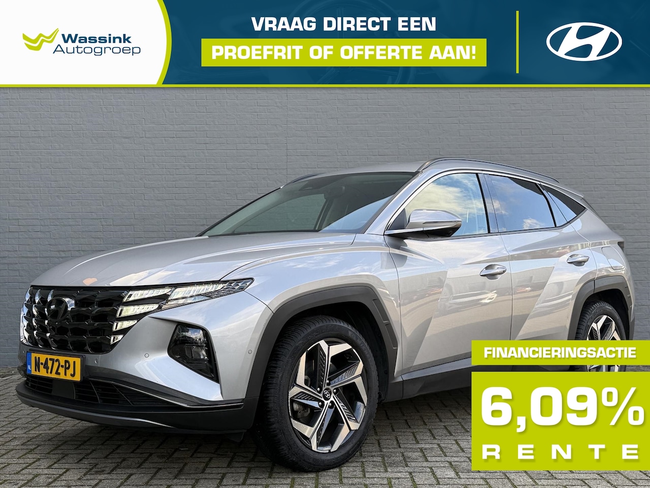 Hyundai Tucson - 1.6 T-GDi HEV 230pk Aut. Premium | 360 Graden Camera | Stoelventilatie | Krell Audio - AutoWereld.nl