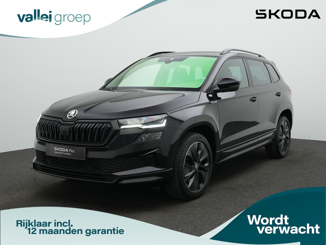 Skoda Karoq - 1.5 TSI ACT 150 pk DSG Sportline | Adaptief onderstel | Stuur-/achterbankverwarming | Matr - AutoWereld.nl