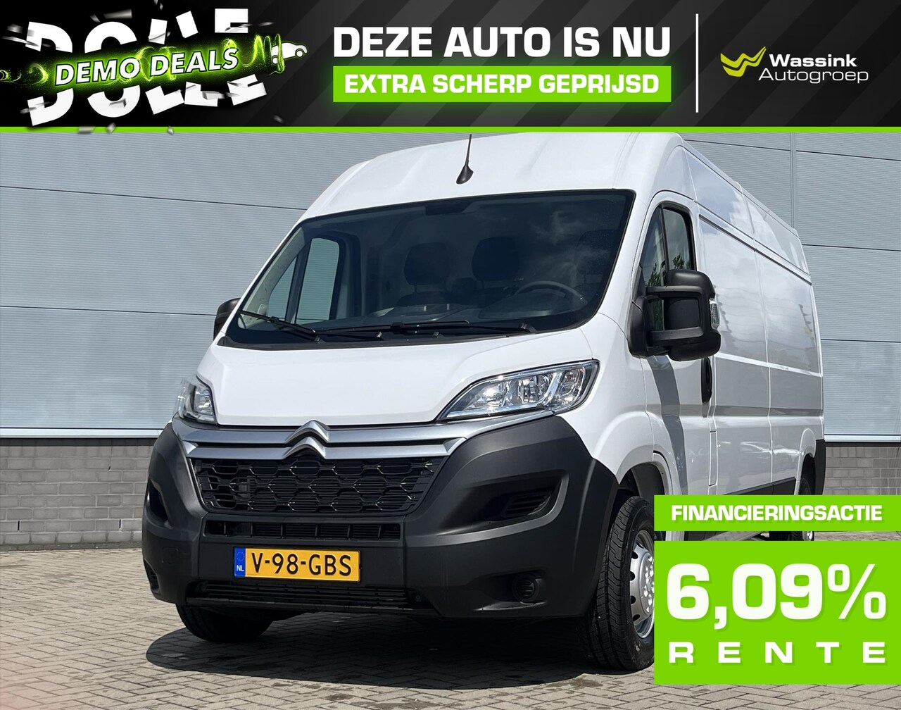 Citroën Jumper - GB DEMO DEAL | 2.2 BlueHDi 140pk L3H2 33 | Navigatie | Apple Carplay/Android Auto | Climat - AutoWereld.nl