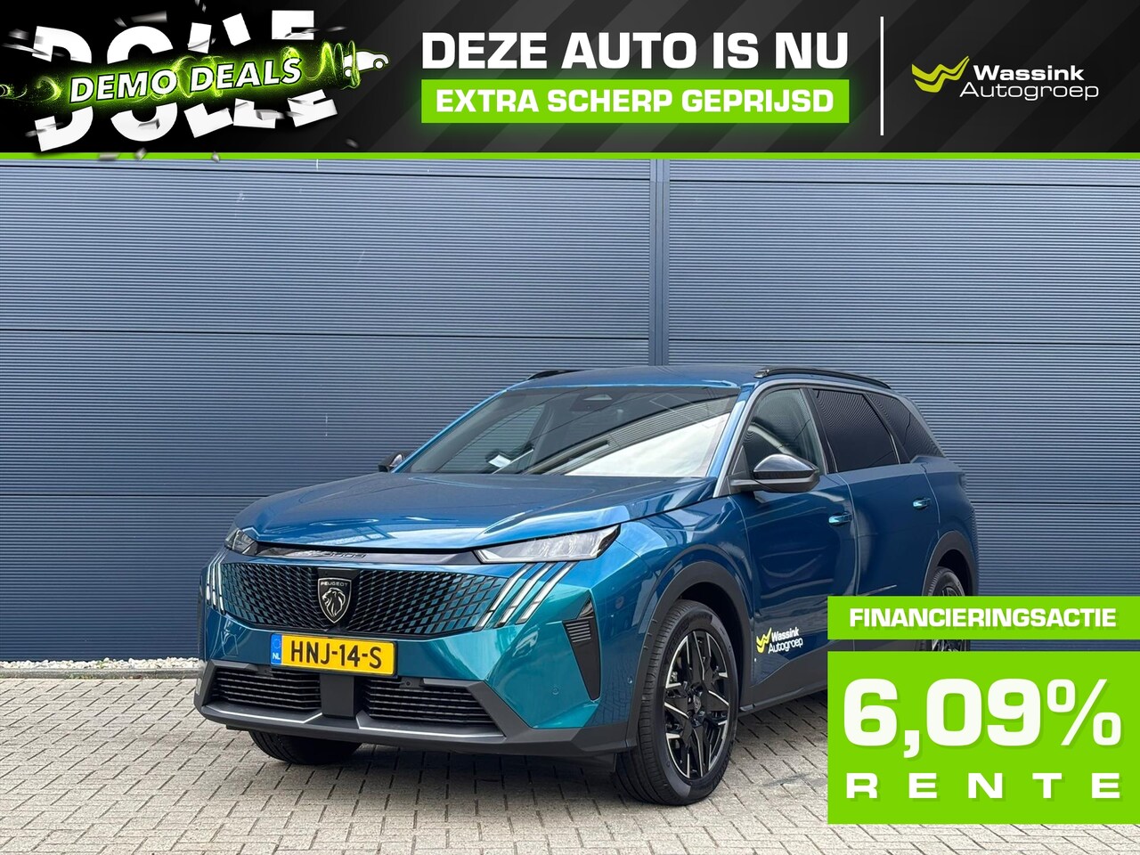 Peugeot 5008 - 1.2 Hybrid 145pk e-DCS6 Allure demo deal | 360 Camera | Panoramic Navigation Pack | Adapti - AutoWereld.nl