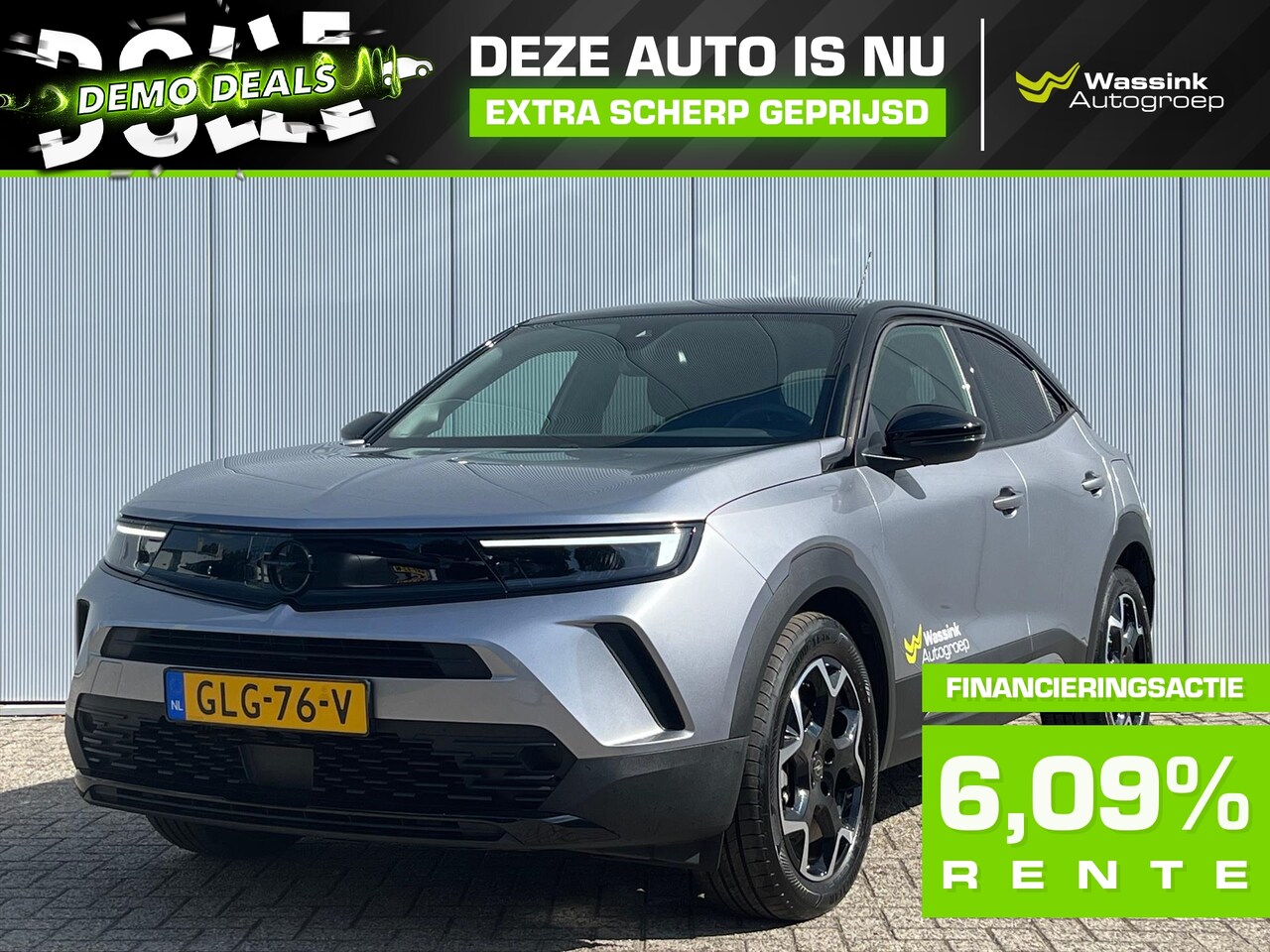 Opel Mokka - 1.2 Turbo Hybrid 136pk eDCT GS | DEMO DEAL I Navigatie | Camera | Cruise Control | CarPlay - AutoWereld.nl