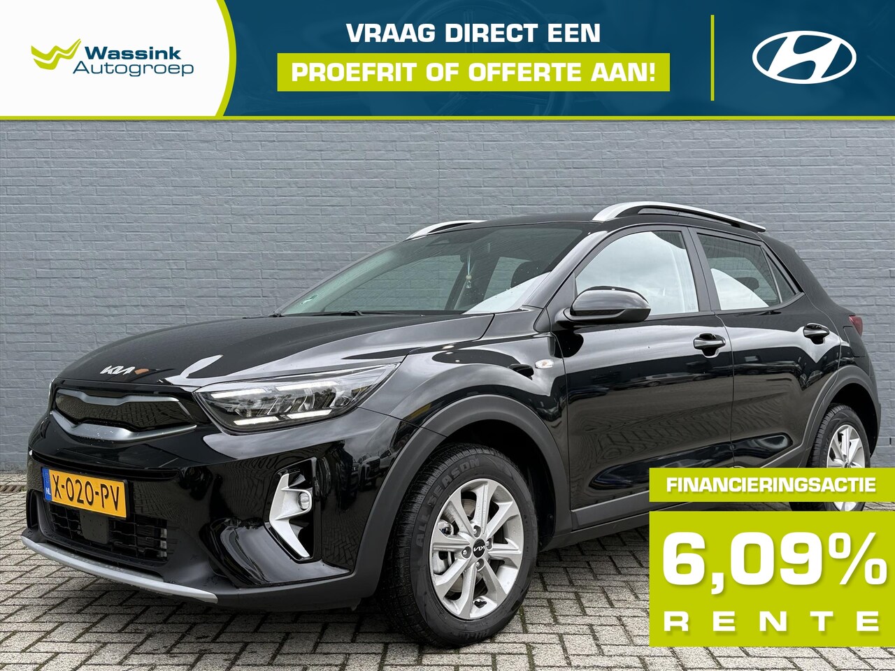 Kia Stonic - 1.0 T-GDi 120pk DCT7 DynamicLine | Automaat | All Season Banden | Cruise Control | Apple C - AutoWereld.nl