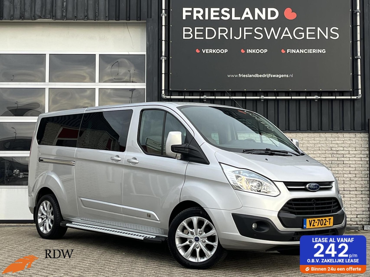 Ford Transit Custom - Anniversary Edition Dubbele Cabine Trekhaak/Camera/Leder/Navi/Cruise/18" - AutoWereld.nl