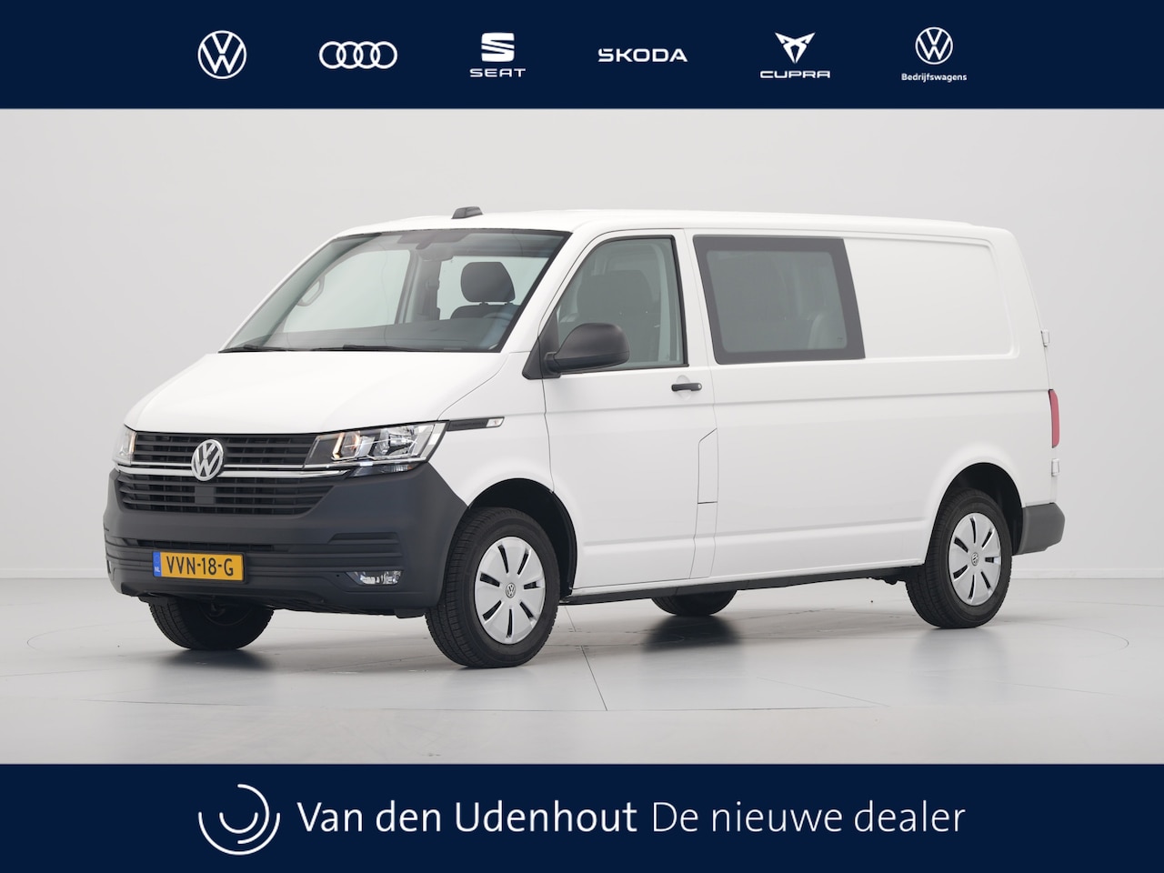 Volkswagen Transporter - Dubbel Cabine L2H1 110pk Comfortline / BPM-vrij - AutoWereld.nl