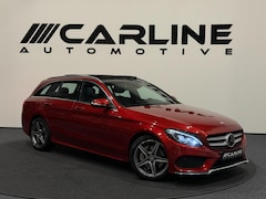 Mercedes-Benz C-klasse Estate - 250 Edition 1 AMG LINE PANORAMA HEAD-UP ASSIST MEMORY LEDER NAP GARANTIE APK