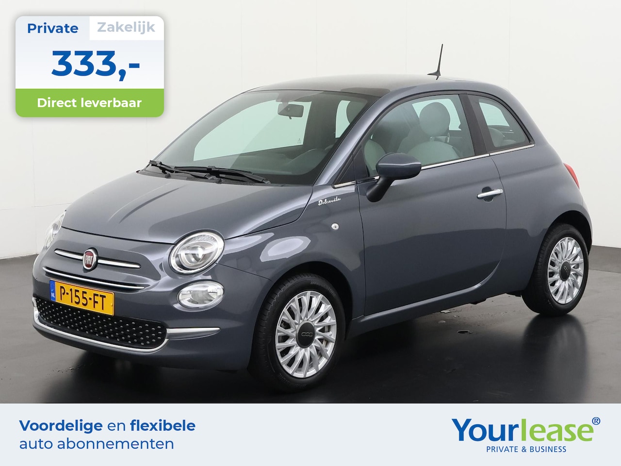 Fiat 500 - 1.0 Hybrid Dolcevita | All-in 333,- Private Lease | Direct uit voorraad - AutoWereld.nl