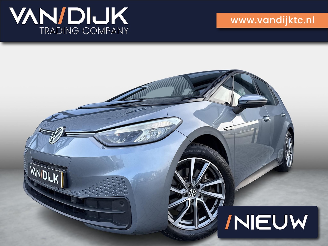 Volkswagen ID.3 - Life 58 kWh ✓SOH 92% ✓Full LED ✓Sfeerverlichting ✓Navigatie ✓Trekhaak ✓Lichtmetaal 18" ✓Pa - AutoWereld.nl