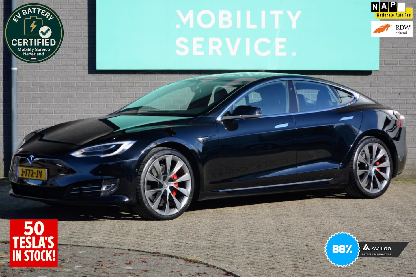 Tesla Model S - Performance Ludicrous SOH88% Pano Cam Leder - AutoWereld.nl