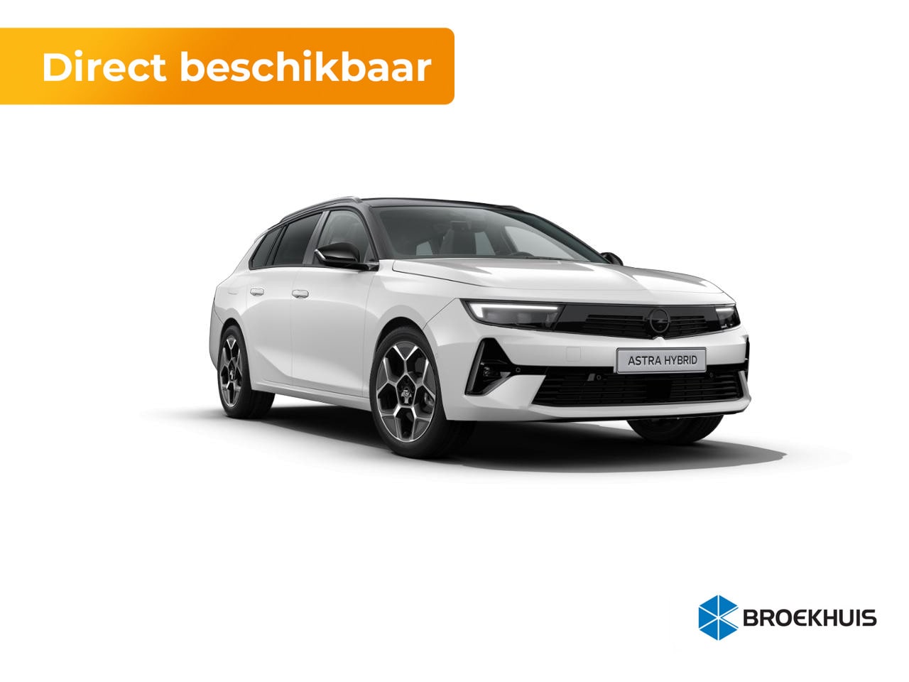 Opel Astra - GS - Hybrid | 18" Lichtmetalen velgen bi-colour met grijze accenten, Pentagon | Black pack - AutoWereld.nl