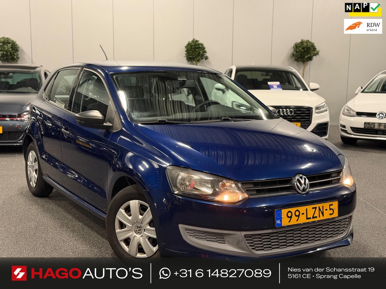 Volkswagen Polo - 1.2-12V Trendline 2E-EIG/AIRCO/5-DEURS/MULTIMEDIA/NAP/APK - AutoWereld.nl